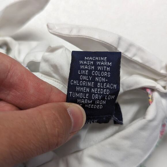 Ralph Lauren Dress Girls Size 24m Blue Floral Sundress - Picture 5 of 5